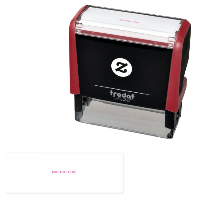 Create Your Own White  Self-inking Stamp (In Situ)