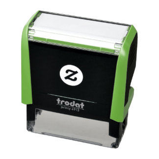 Create Your Own white Self-inking Stamp