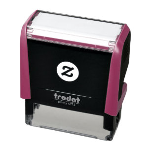 Create Your Own white Self-inking Stamp