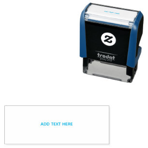 Create Your Own White Self-inking Stamp
