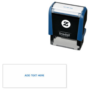 Create Your Own White Self-inking Stamp