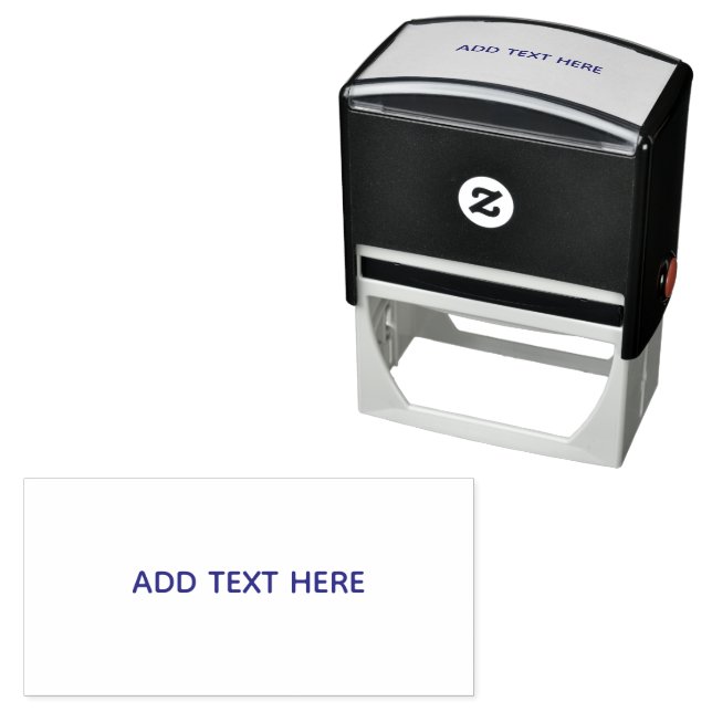 Create Your Own White  Self-inking Stamp (In Situ)