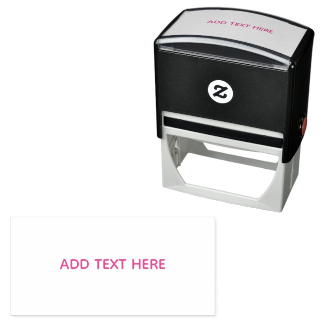 Create Your Own White  Self-inking Stamp (In Situ)