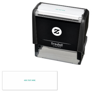 Create Your Own White Self-inking Stamp