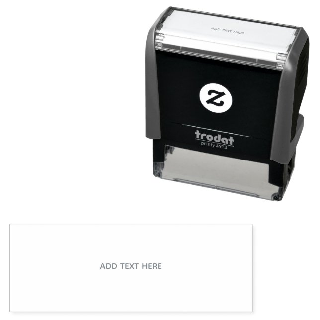 Create Your Own White  Self-inking Stamp (In Situ)