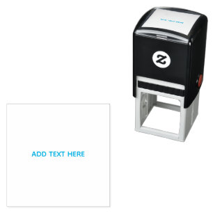 Create Your Own White Self-inking Stamp
