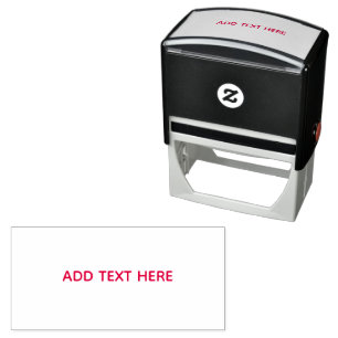 Create Your Own White Self-inking Stamp