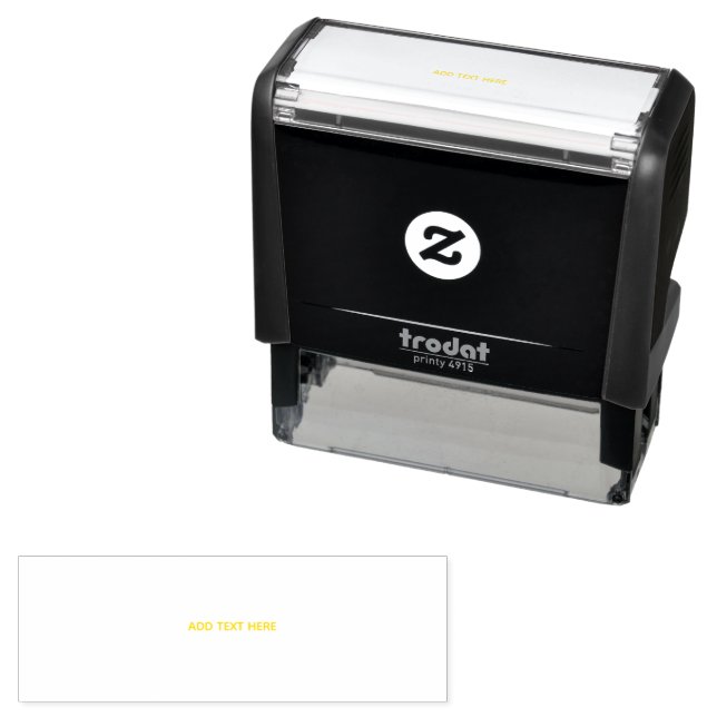 Create Your Own White  Self-inking Stamp (In Situ)