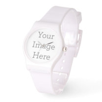 Create Your Own White Silicone Watch