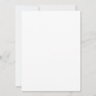 Create Your Own white simple Holiday Card
