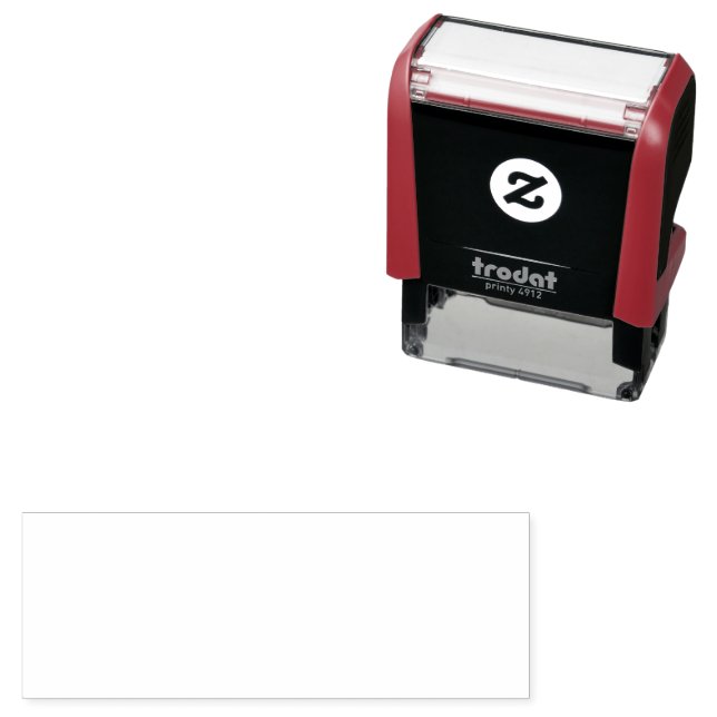 Create Your Own White Simple Self-inking Stamp (In Situ)