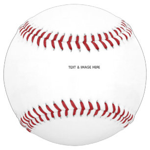 Create Your Own white Softball
