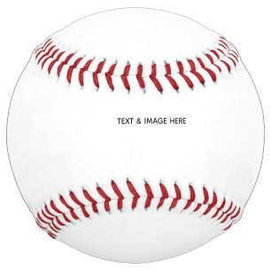 Create Your Own white Softball