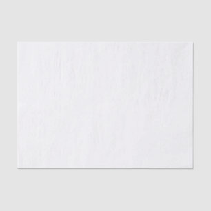 Create Your Own White Solid Custom Tissue Paper