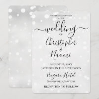 Create Your Own White Specks Wedding