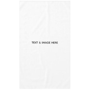 Create Your Own white Tablecloth