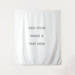 Create Your Own white  Tapestry