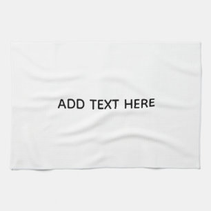 Create Your Own White Tea Towel