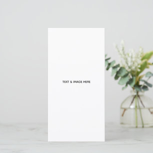 Create Your Own white Thank You Card