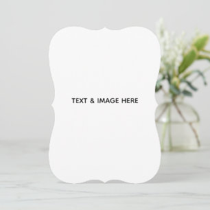 Create Your Own white Thank You Card