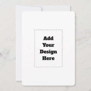 Create Your Own white Thank You Card