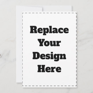 Create Your Own white Thank You Card