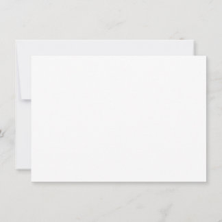  Create your own white Thank You Card