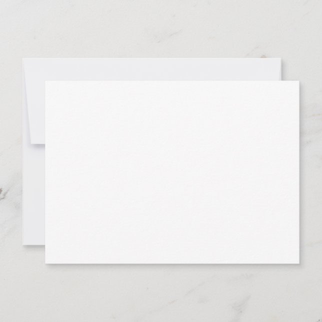  Create your own white Thank You Card (Front)