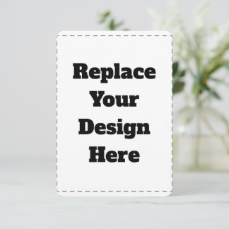 Create Your Own white Thank You Card