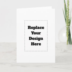 Create Your Own white Thank You Card