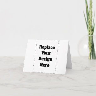Create Your Own white Thank You Card