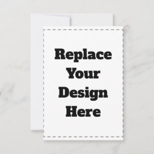 Create Your Own white Thank You Card