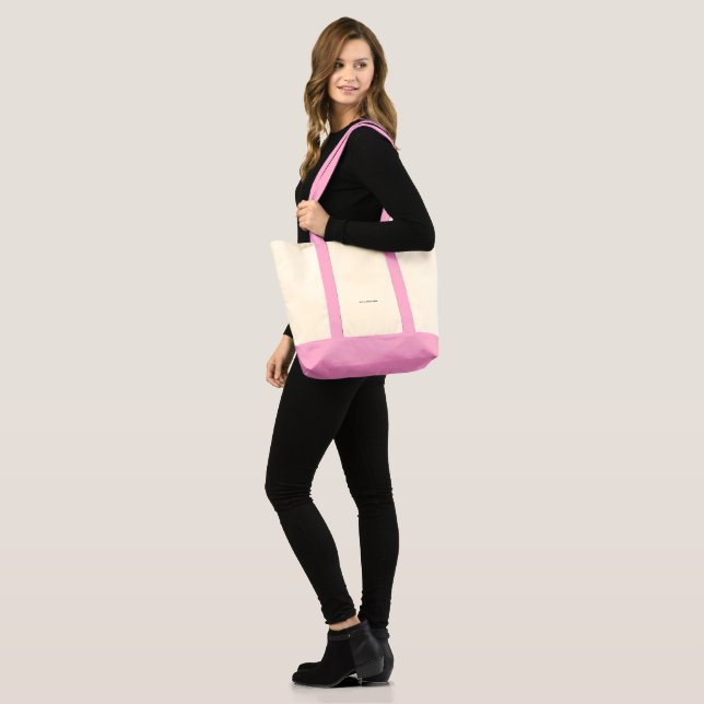 Create Your Own white Tote Bag (Front (Model))
