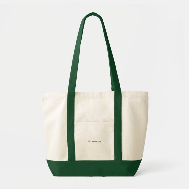 Create Your Own white Tote Bag (Front)