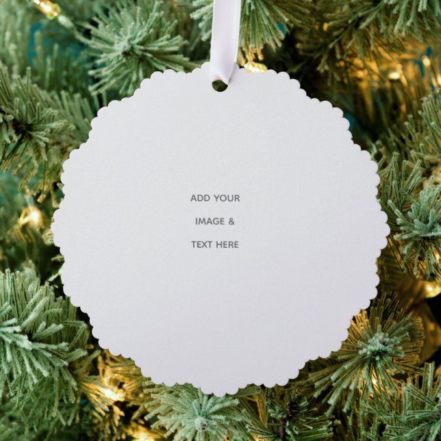 Create Your Own white  Tree Decoration Card (Insitu (Tree))
