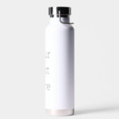 Custom Water Bottle Style: Thor Copper Vacuum Insulated Bottle, Size: Water Bottle (650 ml), Color: White (Left)