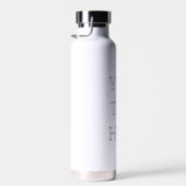 Custom Water Bottle Style: Thor Copper Vacuum Insulated Bottle, Size: Water Bottle (650 ml), Color: White (Right)
