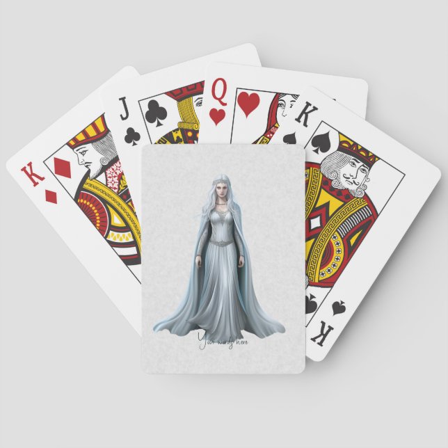Create Your Own White Witch Playing Cards (Back)