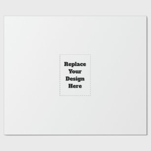 Create Your Own white Wrapping Paper
