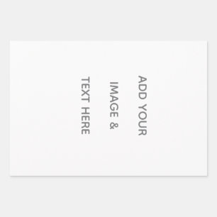 Create Your Own white  Wrapping Paper Sheet