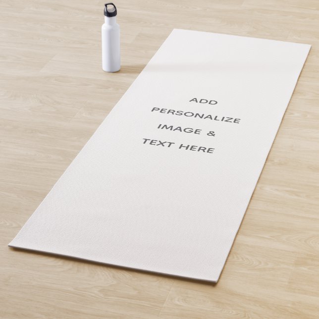 Create Your Own white  Yoga Mat (In Situ)