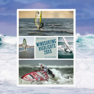 Create your own windsurfing photo Postcard