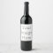 Create Your Own Wine Bottle Label