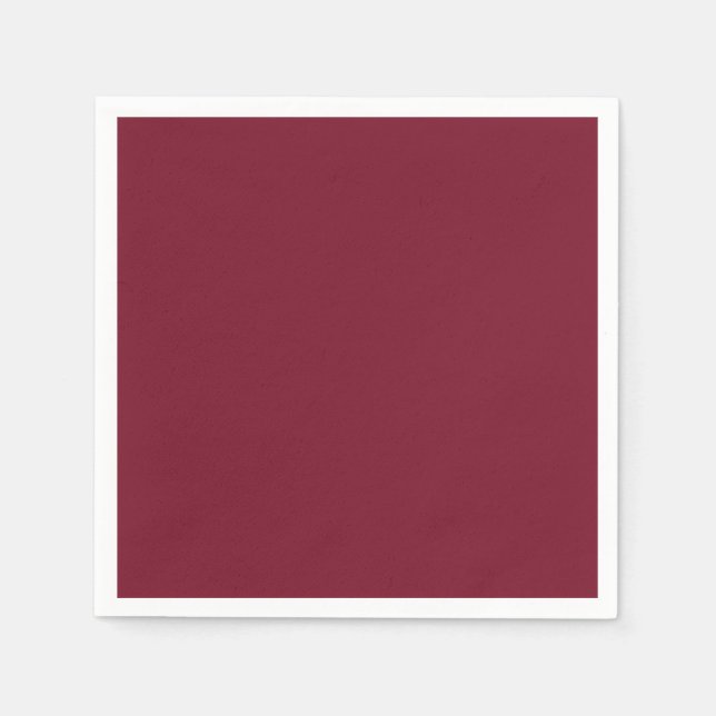 Create Your Own Wine Red Napkin (Front)
