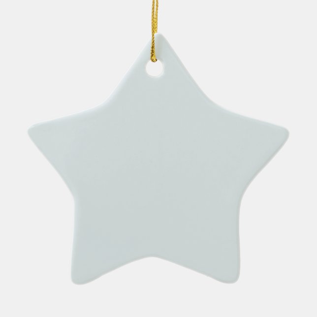 Create Your Own Winter Blue Ceramic Ornament (Front)