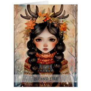 Create Your Own Winter Solstice Reindeer Maiden