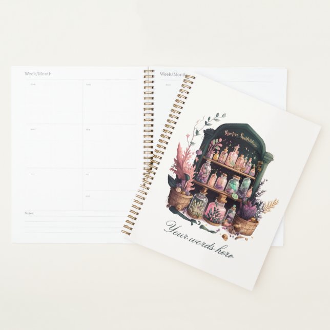 Create Your Own Witch's Herbs Apothecary Planner (Display)