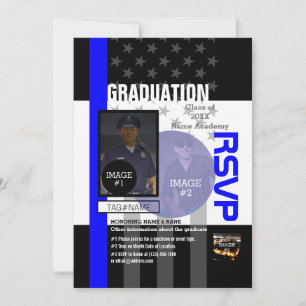 Create Your Own with 3 images and 9 text lines Invitation