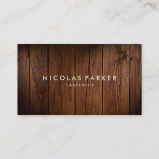 Create Your Own Wooden Floor 2 Business Card