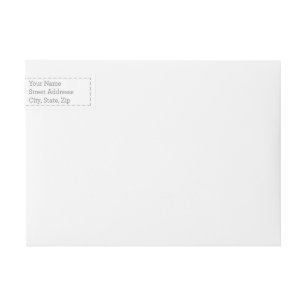 Create Your Own Wraparound Address Label